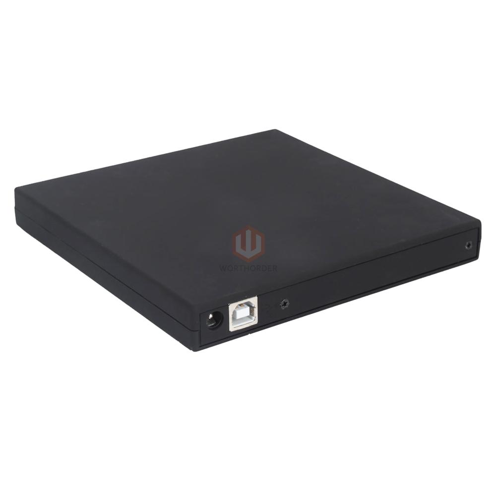 New Slim External USB PC/Notebook DVDROM CDROM Drive Black For HP PC